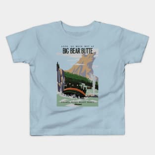 BIG BEAR BUTTE - Disnerland Parody Kids T-Shirt